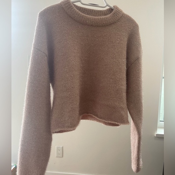 NWT H&M oversized cute sweater pink size:S - Picture 6 of 10